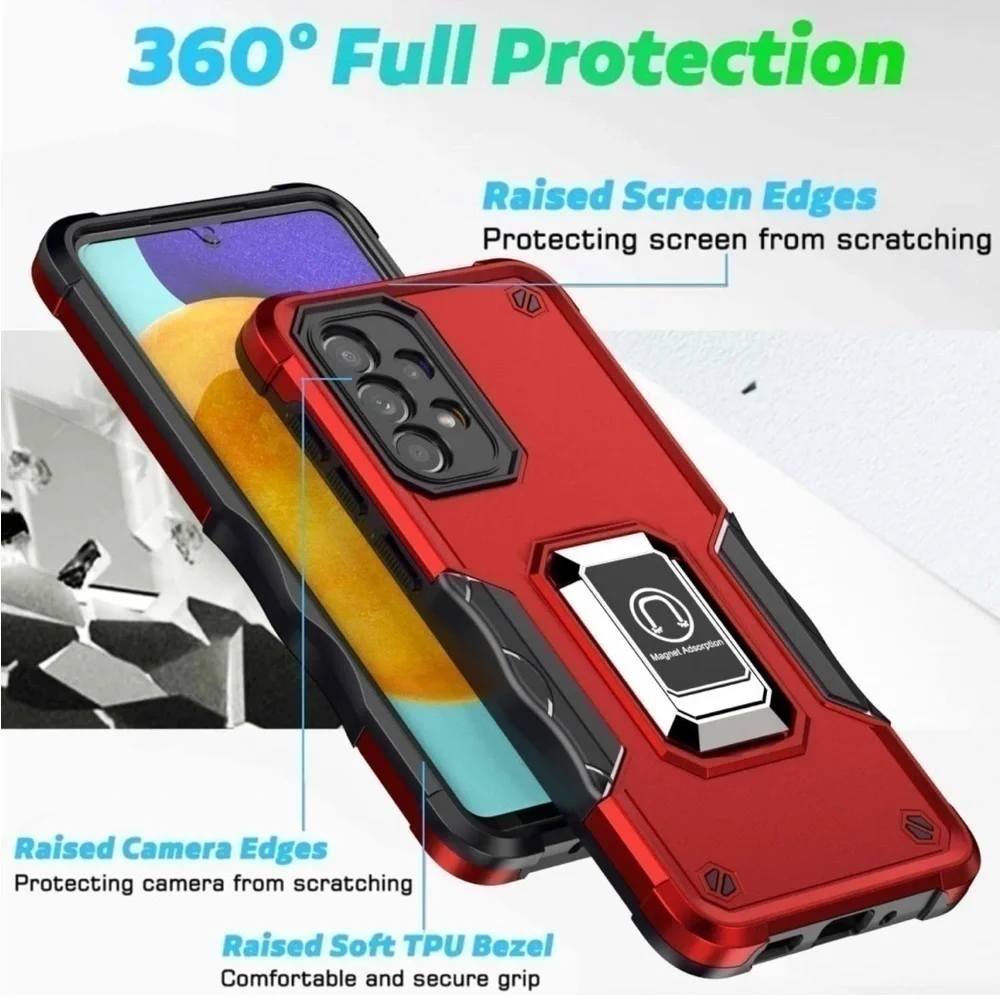 SAMSUNG Galaxy A33 5G Case,with 2 pack Tempered Glass Screen Protector pink NWT